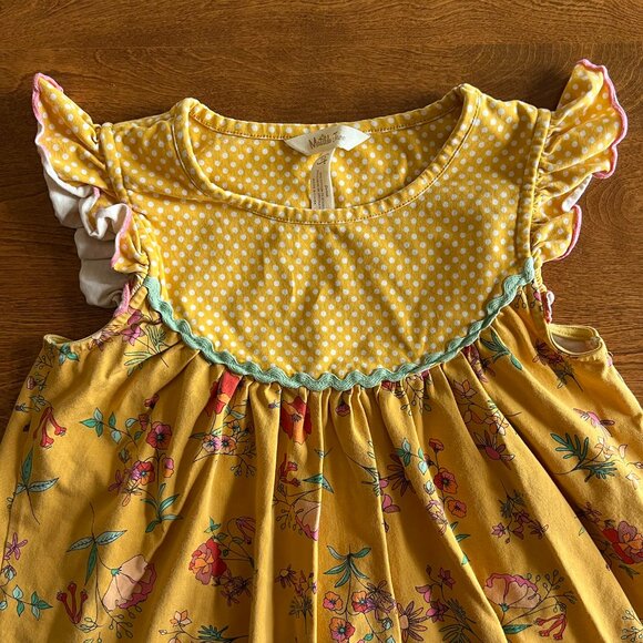 Matilda Jane golden yellow wildflower dress 10 - Picture 3 of 8